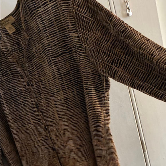 RAFAEL Brown Textured Blazer - Picture 5 of 8